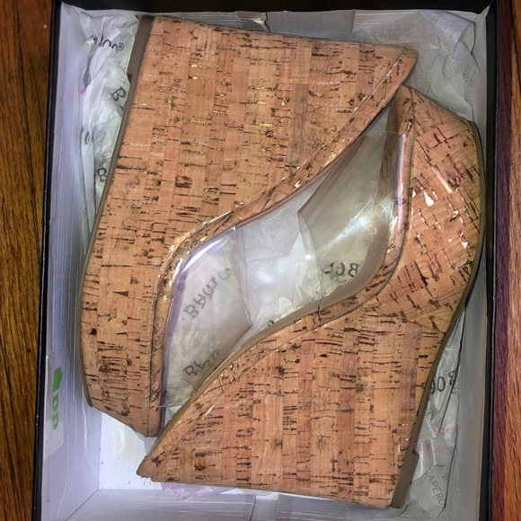 Liliana PVC Perspex Wedge - Picture 1 of 6
